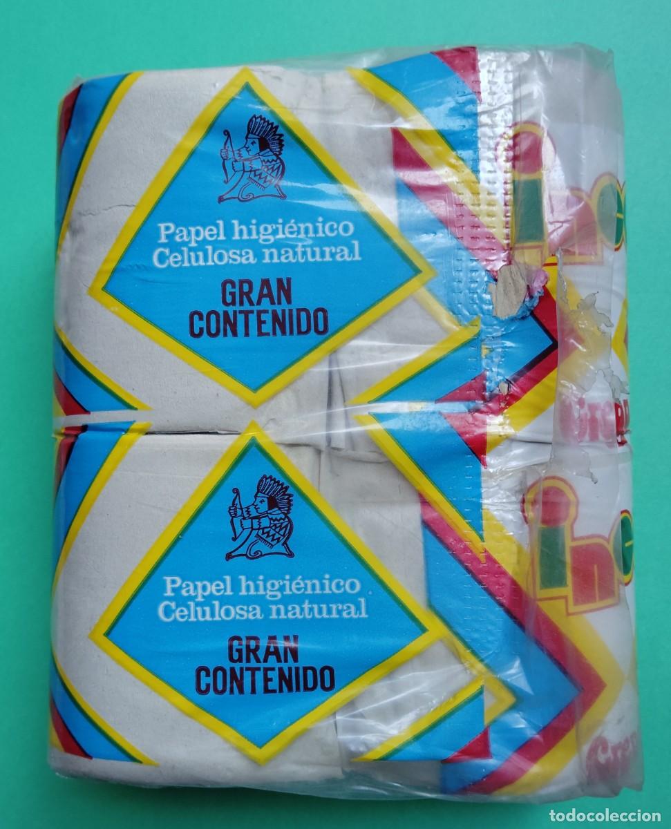 Coleccionismo: PAPEL HIGIENICO ANTIGUO. 4 ROLLOS MARCA - INCA -ENVIO CERTIFICADO INCLUIDO