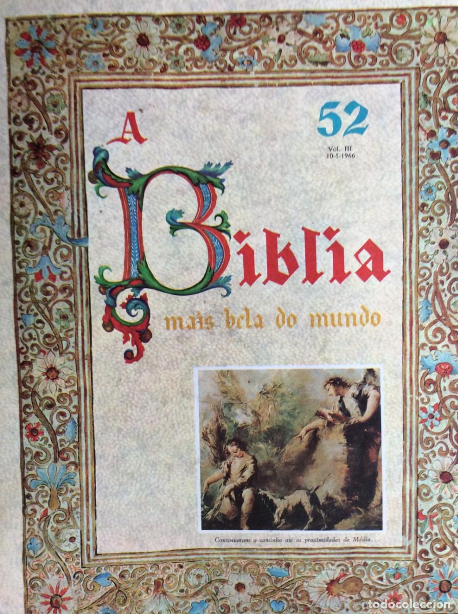 Coleccionismo: Capa em formato brochura (capa original dos fasc&iacute;culos) da cole&ccedil;&atilde;o &rdquo;A B&iacute;blia Mais Bela do Mundo