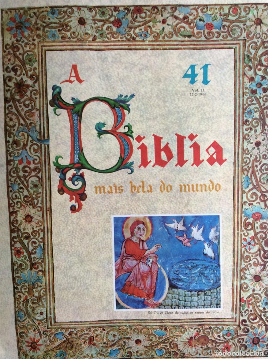 Coleccionismo: Capa em formato brochura (capa original dos fasc&iacute;culos) da cole&ccedil;&atilde;o &rdquo;A B&iacute;blia Mais Bela do Mundo