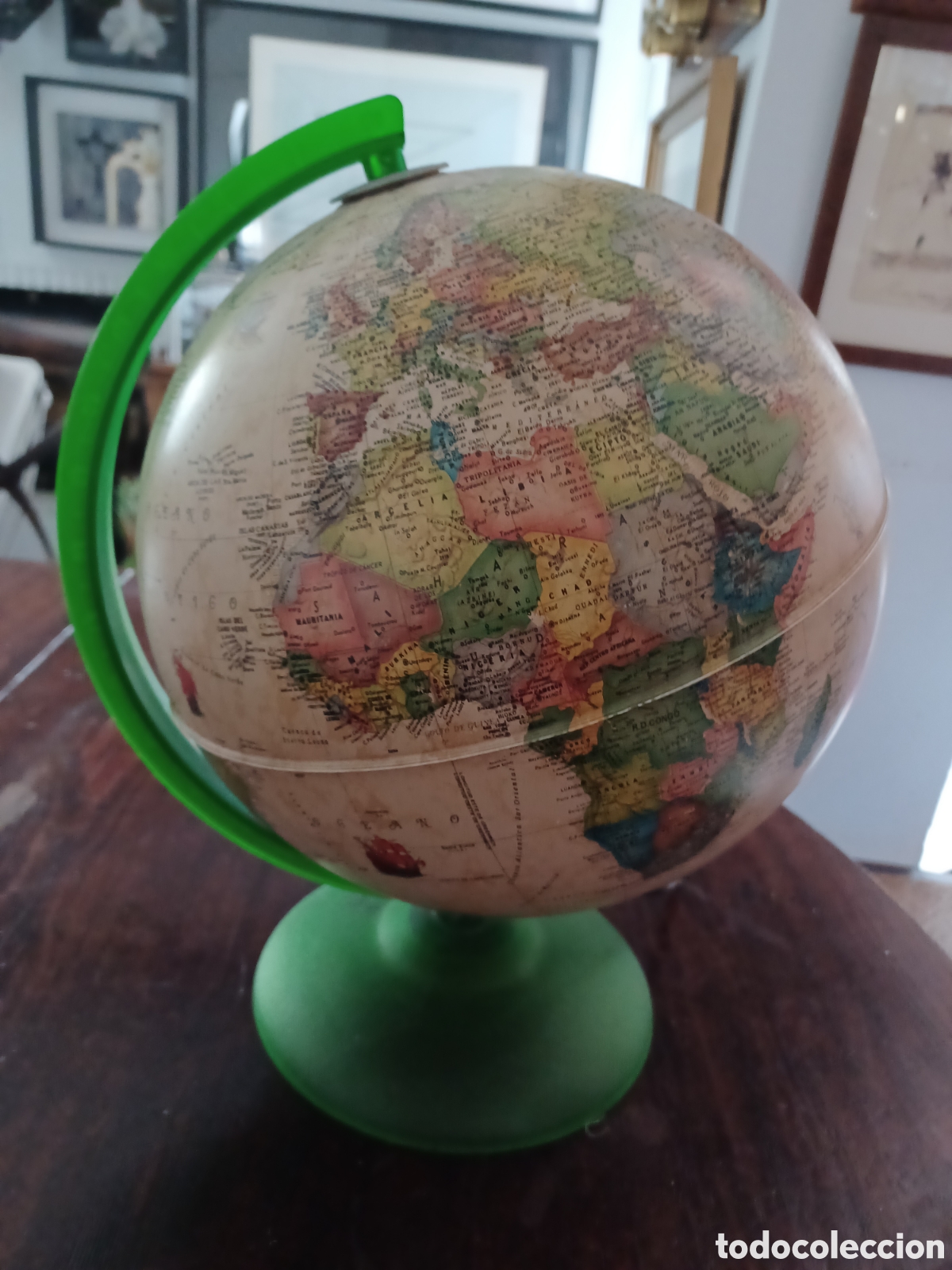 Coleccionismo: Globo Terraqueo con luz. Bola del mundo