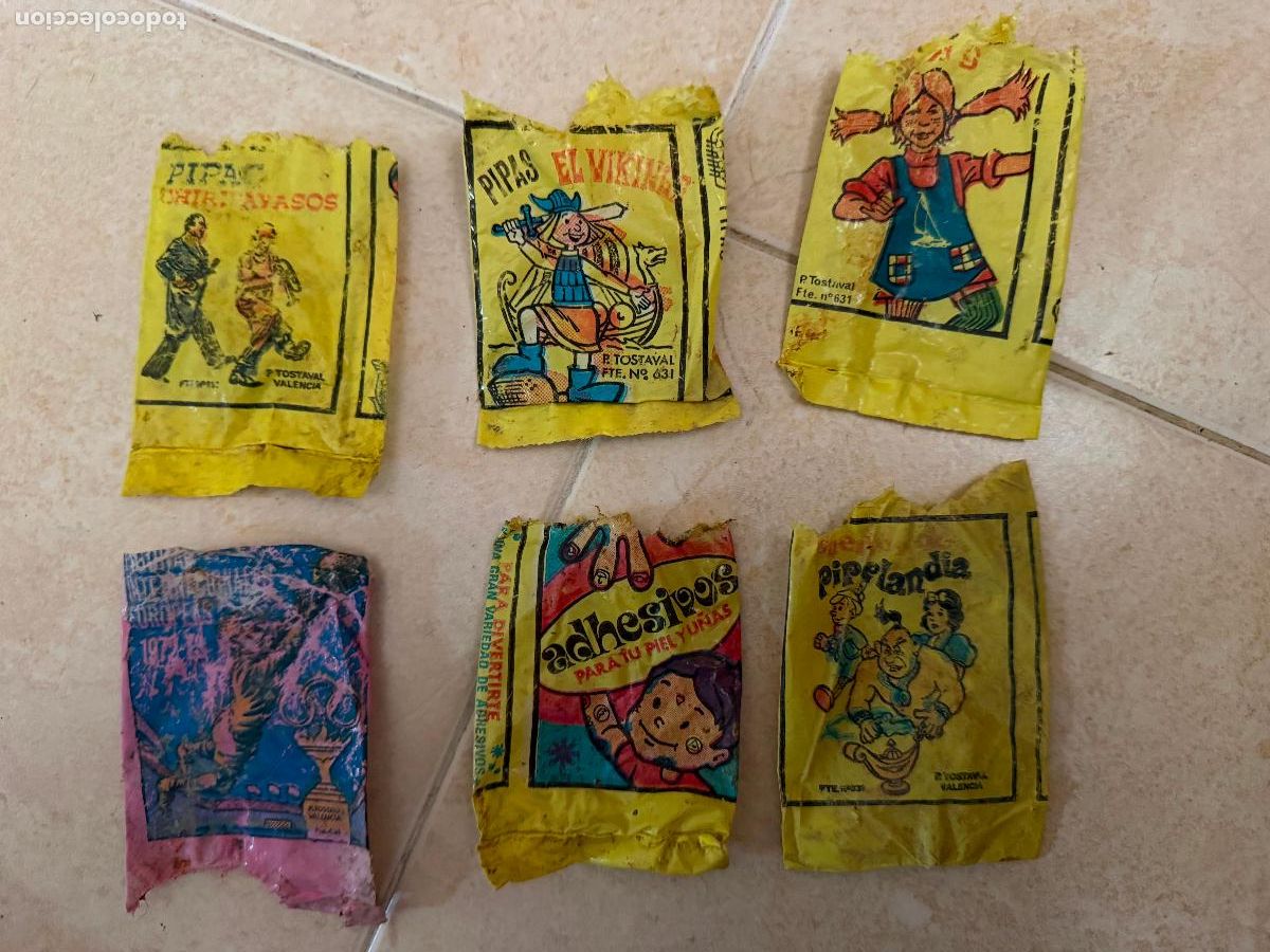 Coleccionismo: Lote de bolsas de pipas tostaval