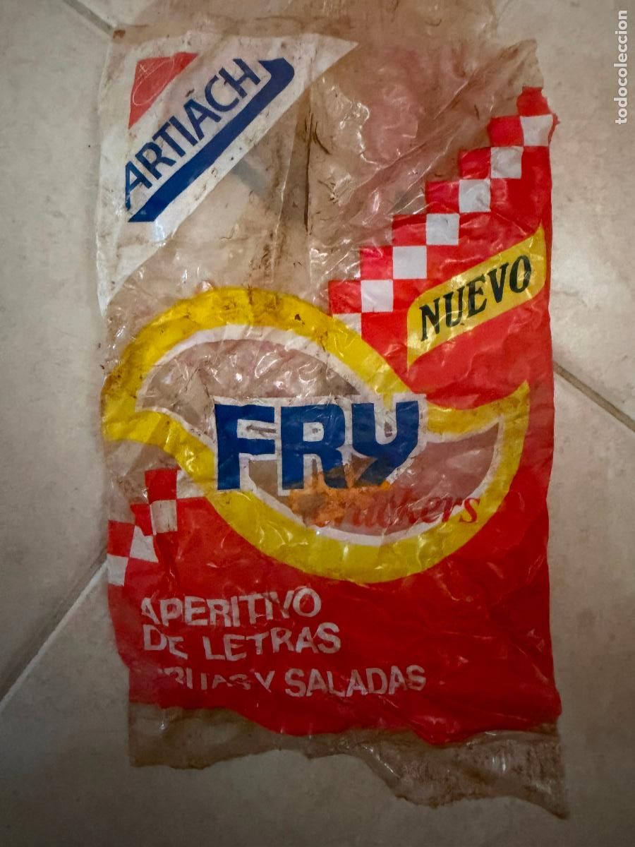 Coleccionismo: Envoltorio artiach letras fritas y peladas
