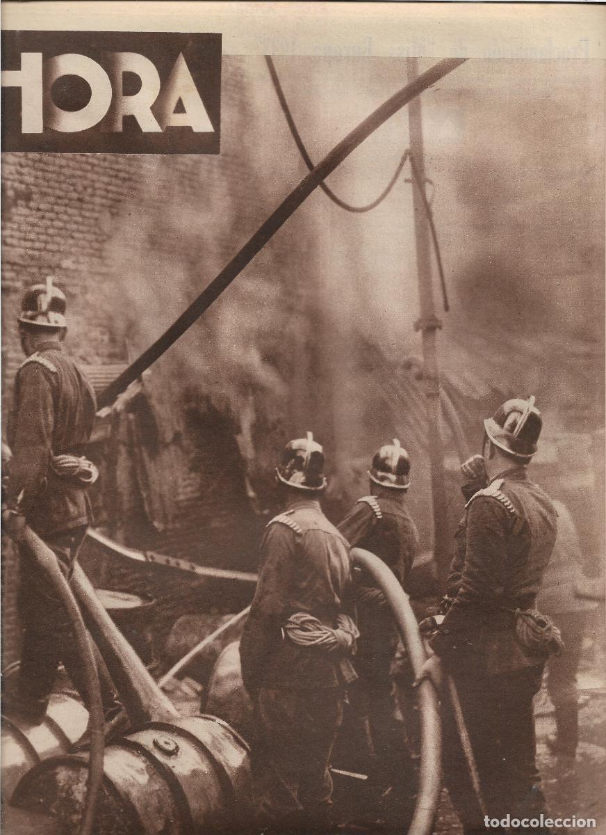 Coleccionismo: A&Ntilde;O 1933 RECORTE PRENSA INCENDIO FABRICA ALQUITRAN PASEO DE LAS ACACIAS ACTUACION BOMBEROS