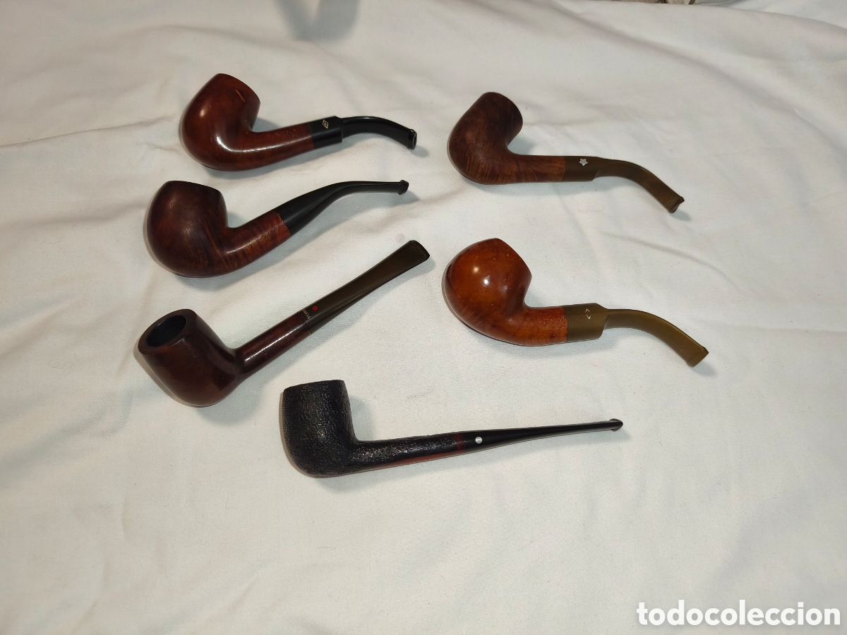 Coleccionismo: Lote de 6 pipas de brezo