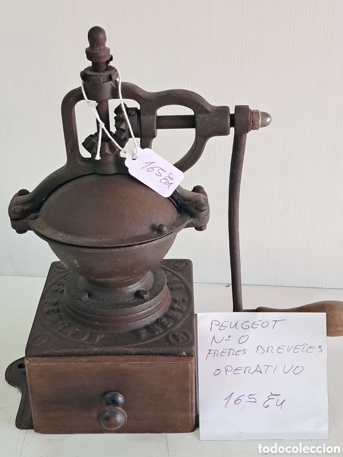 Collecting: Molinillo de caf&eacute; antiguo Peugeot N&deg;0 Freres Brevetes