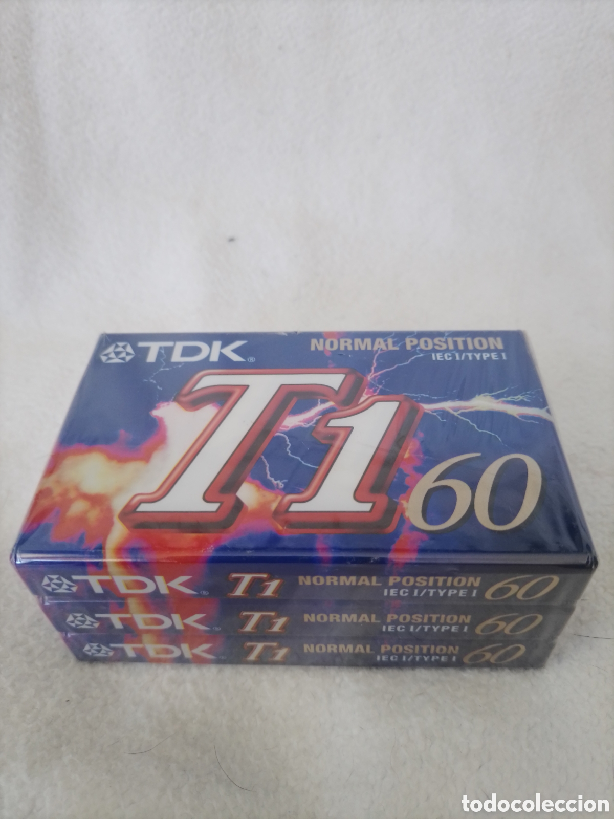 Coleccionismo: Lote tres casetes TDK - T1 60.