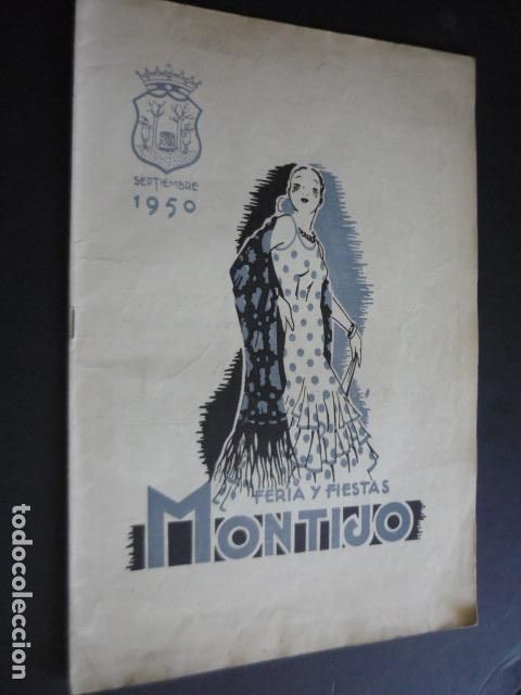 Coleccionismo: MONTIJO BADAJOZ PROGRAMA DE FERIA Y FIESTAS 1950
