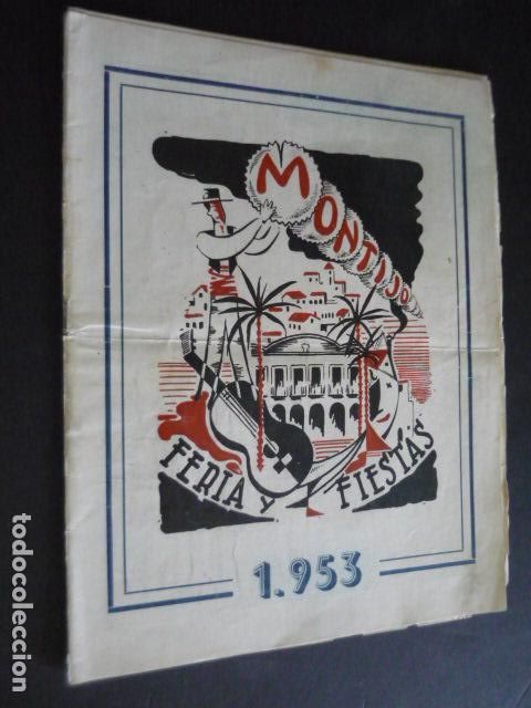 Coleccionismo: MONTIJO BADAJOZ PROGRAMA DE FERIA Y FIESTAS 1953