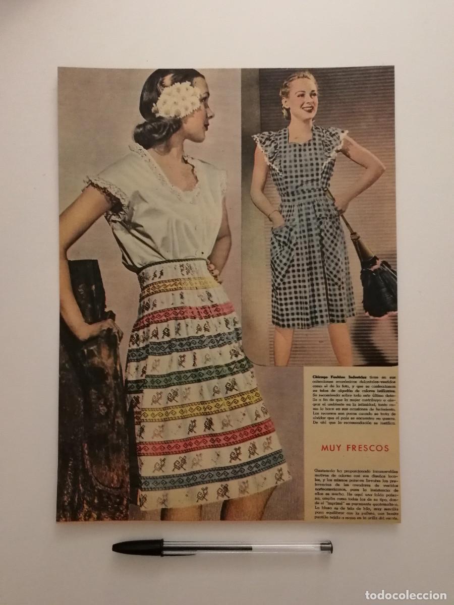 Collecting paper: ANTIGUO ANUNCIO ENCARTONADO -A4- CHICAGO FASHION INDUSTRIES,MODA GUATEMALA 1945 - PUBLICIDAD LAMINA