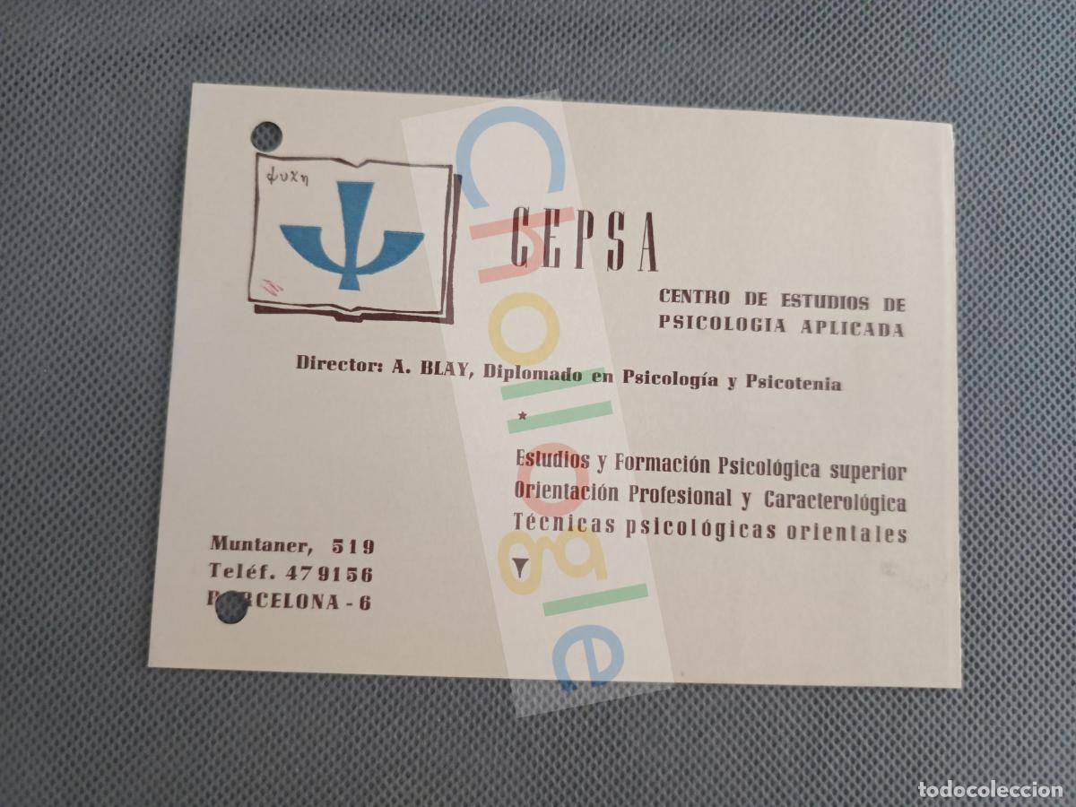 Sammelleidenschaft Papier: Tarjeta grande Centro Estudios Psicologia Aplicada magia ilusionismo