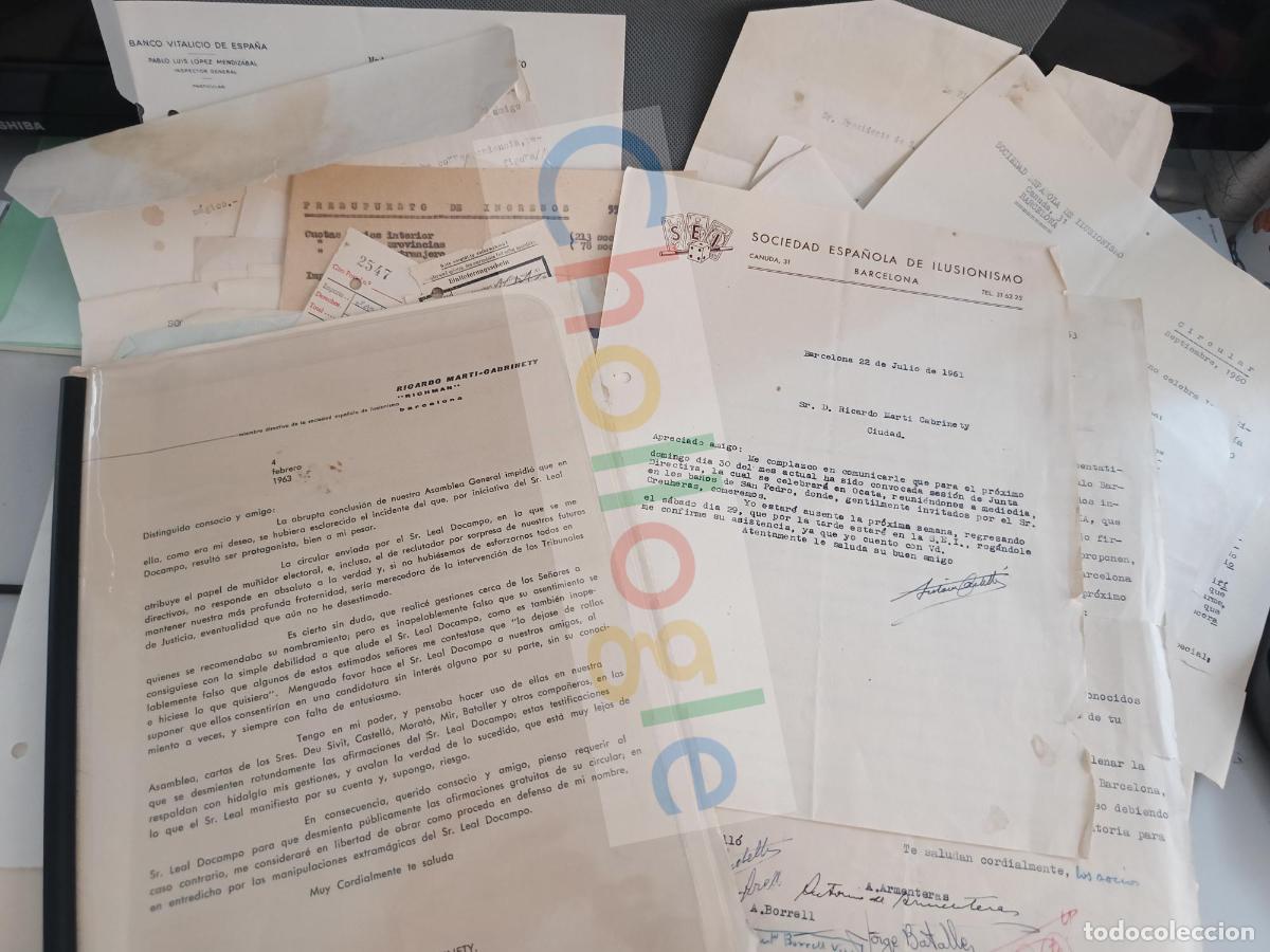 Sammelleidenschaft Papier: Decenas de Cartas Documentaci&oacute;n Estudios Ritchman magia ilusionismo