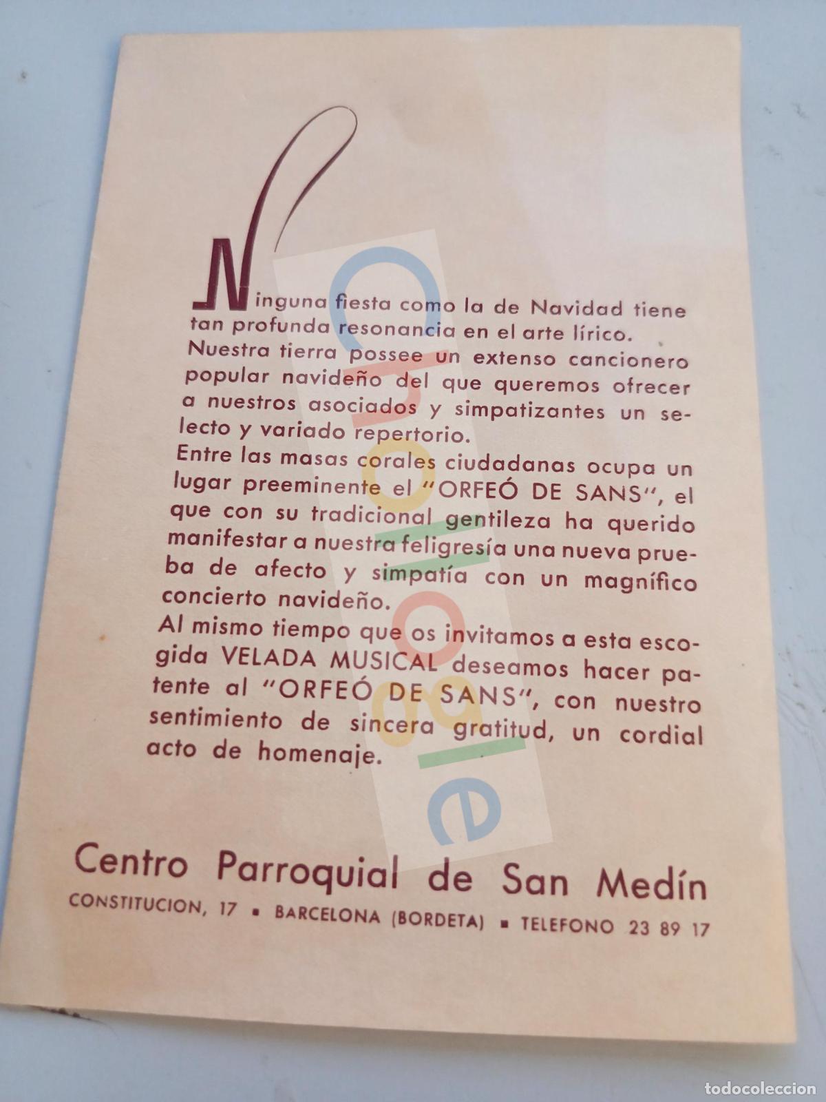Sammelleidenschaft Papier: Folleto centre parroquial de sant medir
