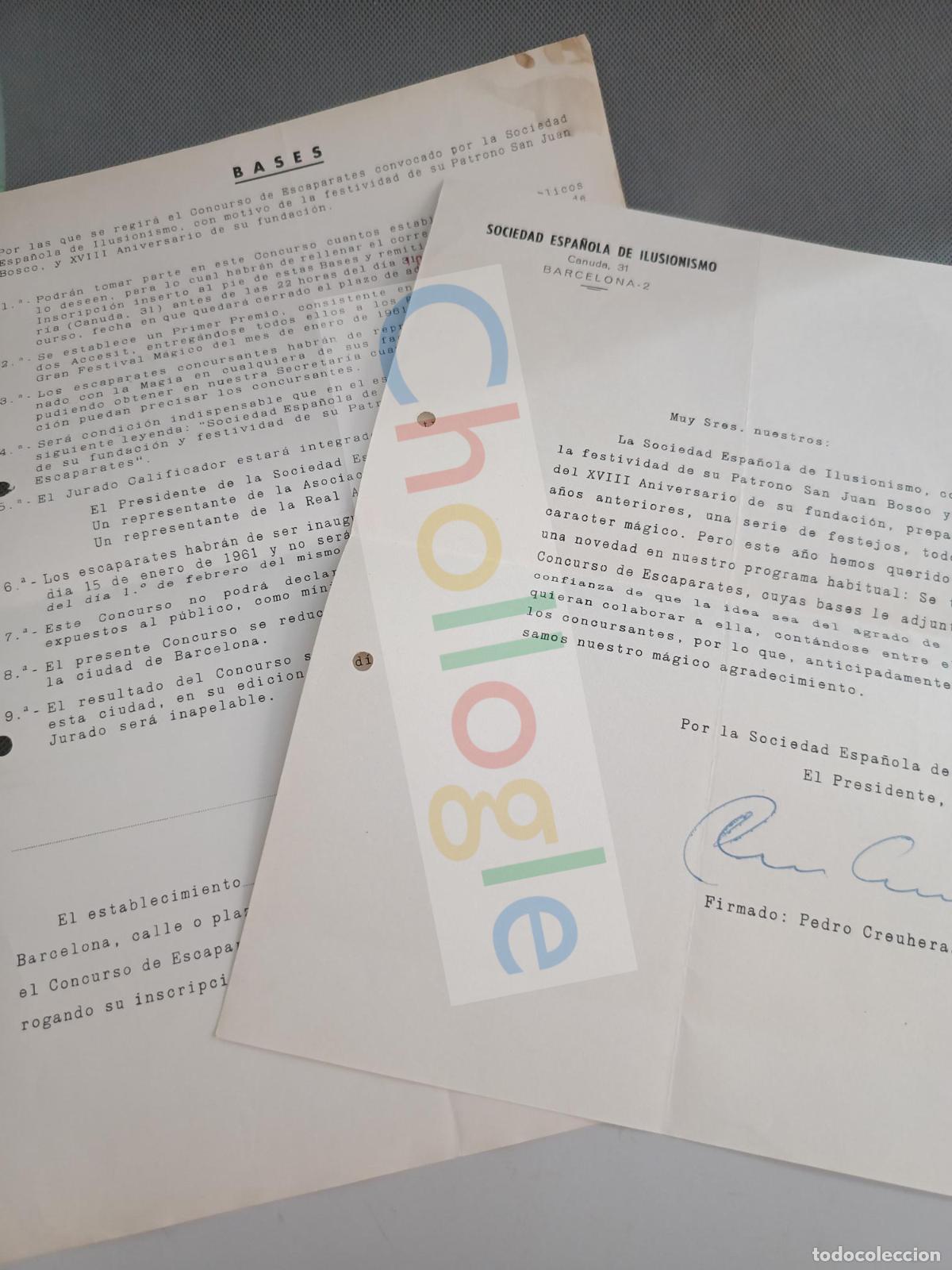 Colecionismo: Sociedad Espa&ntilde;lola Ilusionismo Concurso Escaparates