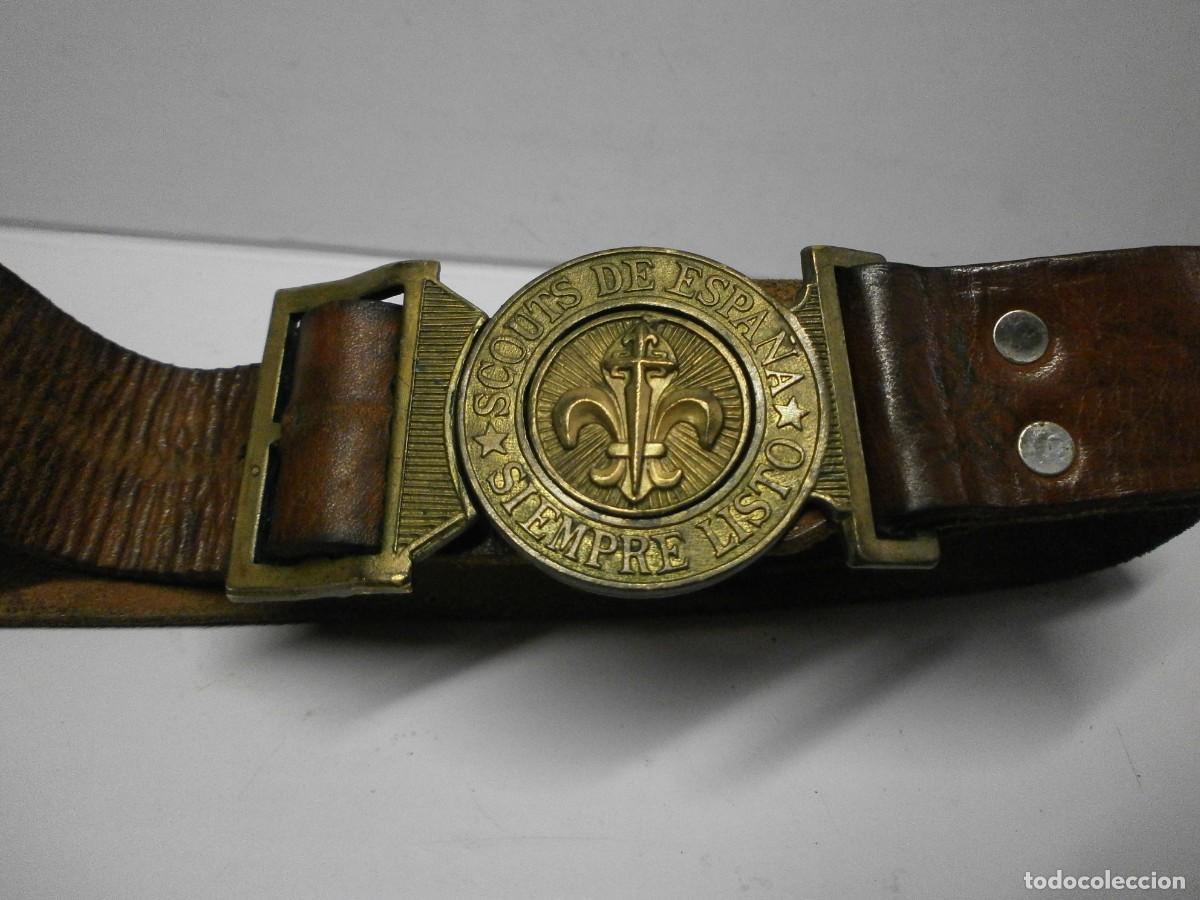 Coleccionismo: antiguo cinturon scouts de espa&ntilde;a siempre listo buen estado