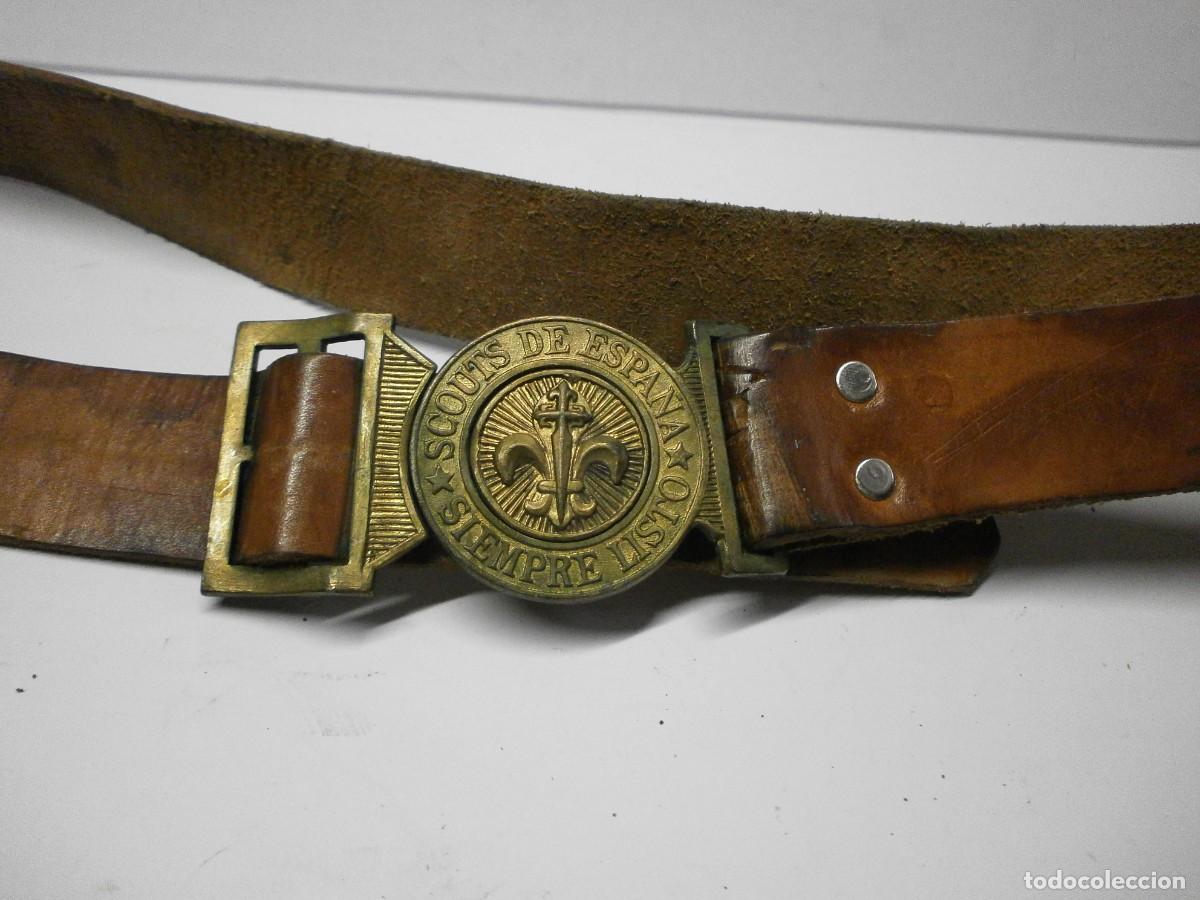 Coleccionismo: antiguo cinturon scouts de espa&ntilde;a siempre listo buen estado