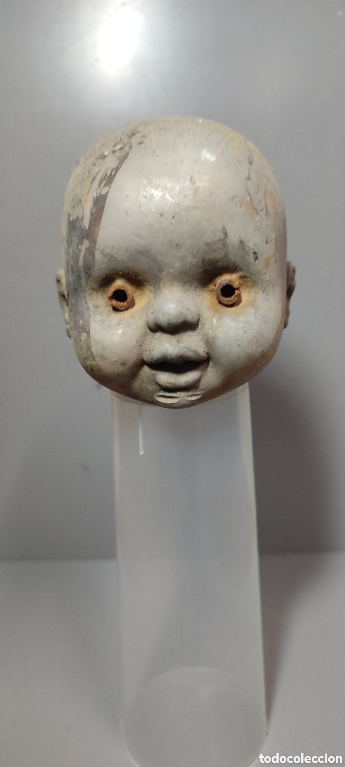 Coleccionismo: Antiguo molde de N&iacute;quel usado para fabricar mu&ntilde;ecas Baby Feber, A&ntilde;o 1991. Pieza de coleccionista