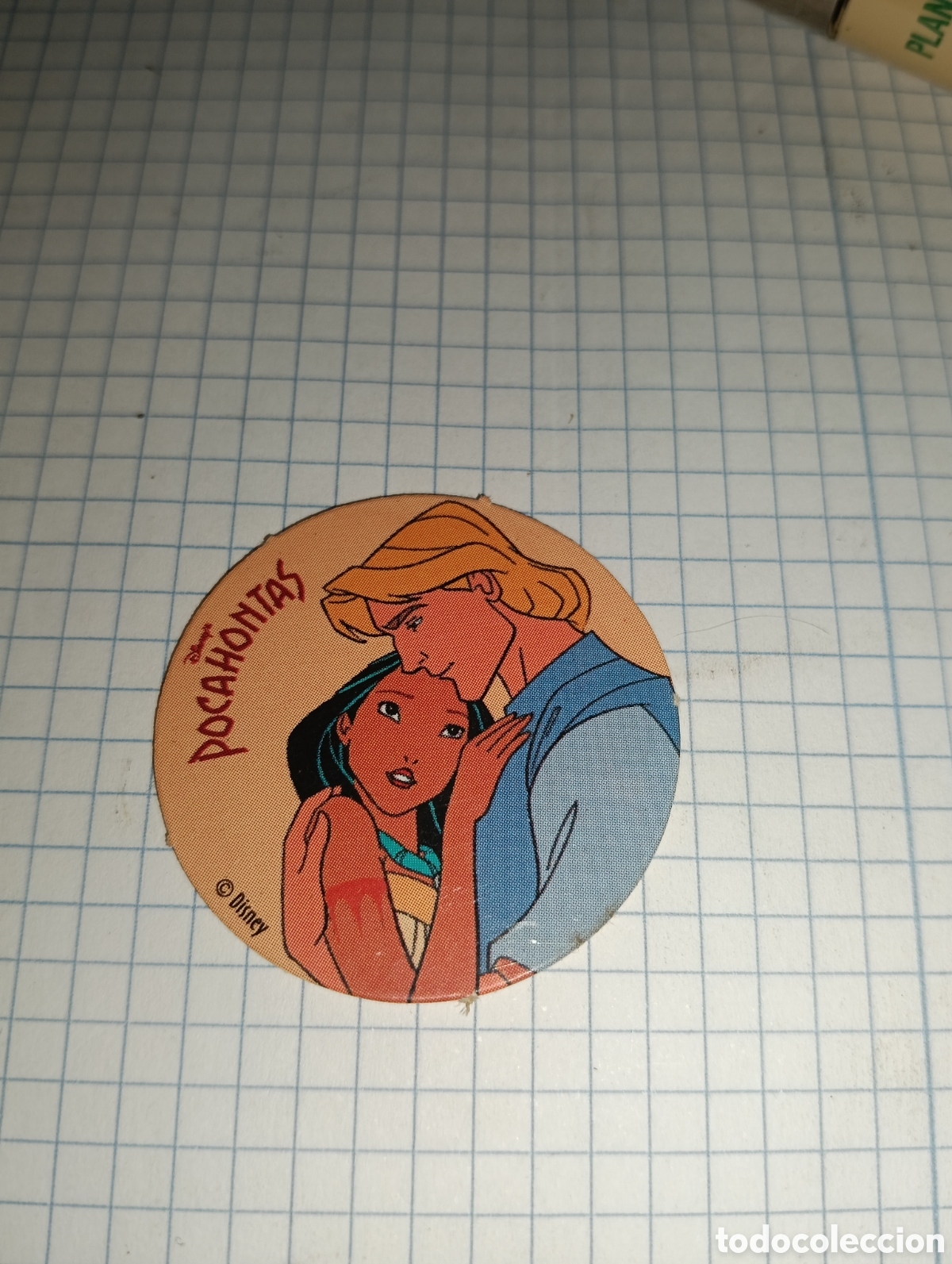 Coleccionismo: Tazo 6 Pocahontas Nestl&eacute;