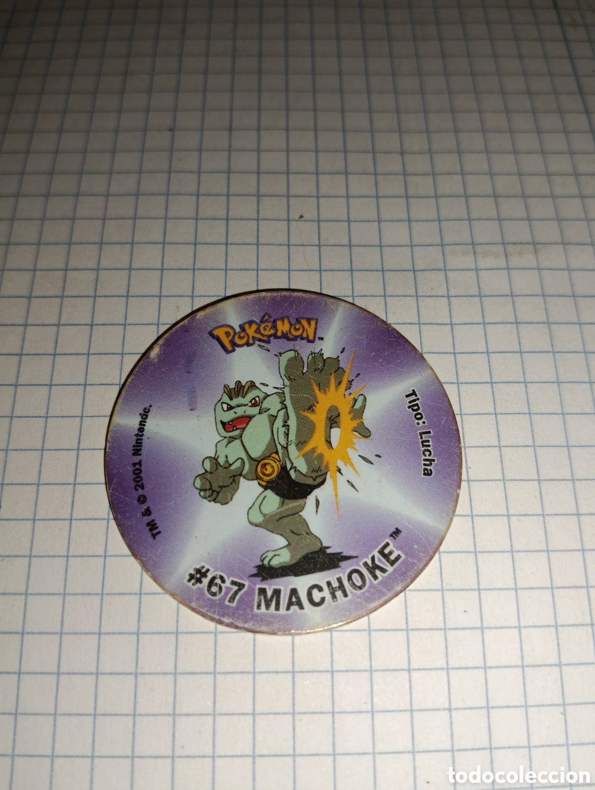 Colecionismo: Tazo Pok&eacute;mon #67 Machoke Matutano 2001