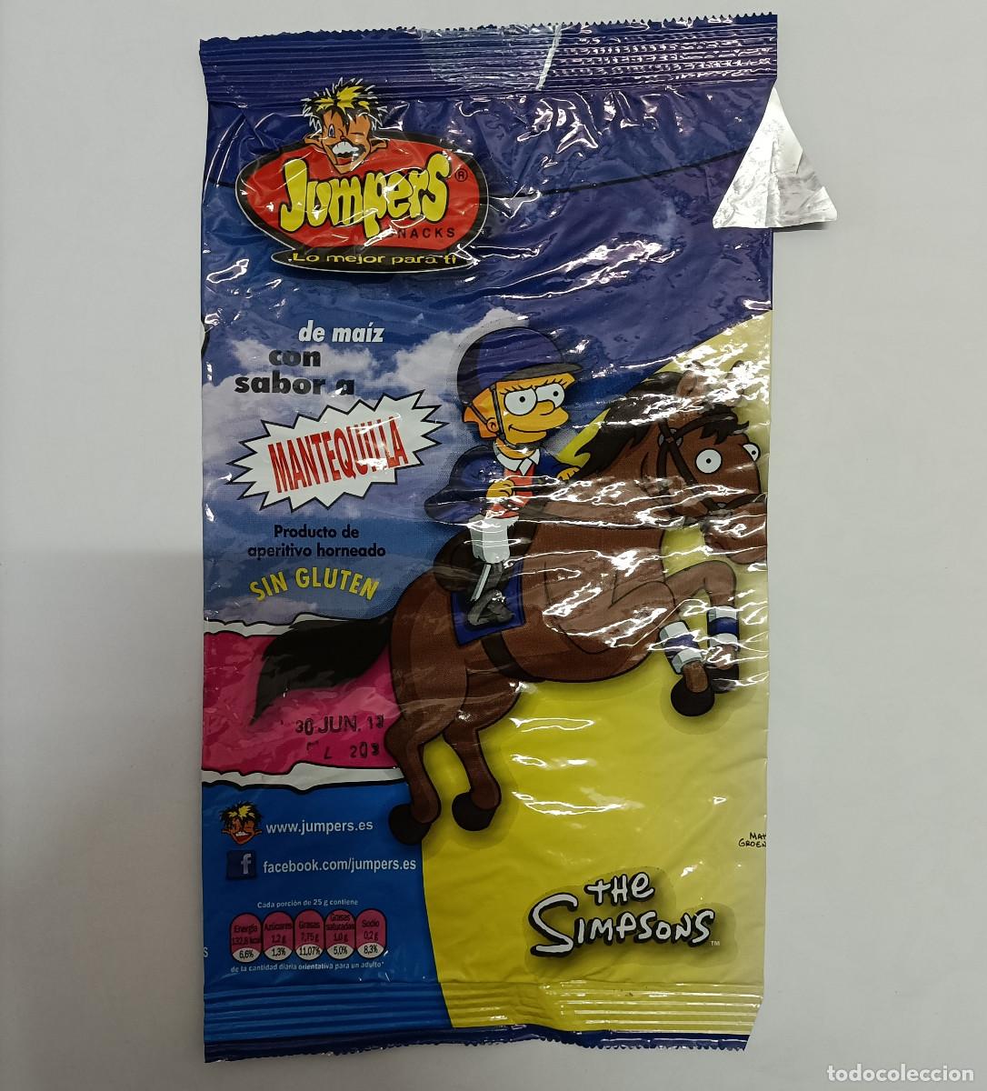 Colecionismo: BOLSA VACIA JUMPERS FINOS DE PROMO JUMPAZOS TRANSFER RELIEVE SIMPSONS lisa equitacion