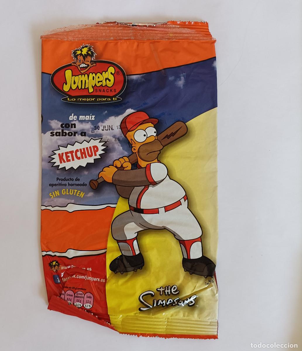 Coleccionismo: BOLSA VACIA JUMPERS FINOS DE PROMO JUMPAZOS TRANSFER RELIEVE SIMPSONS homer baseball beisbol