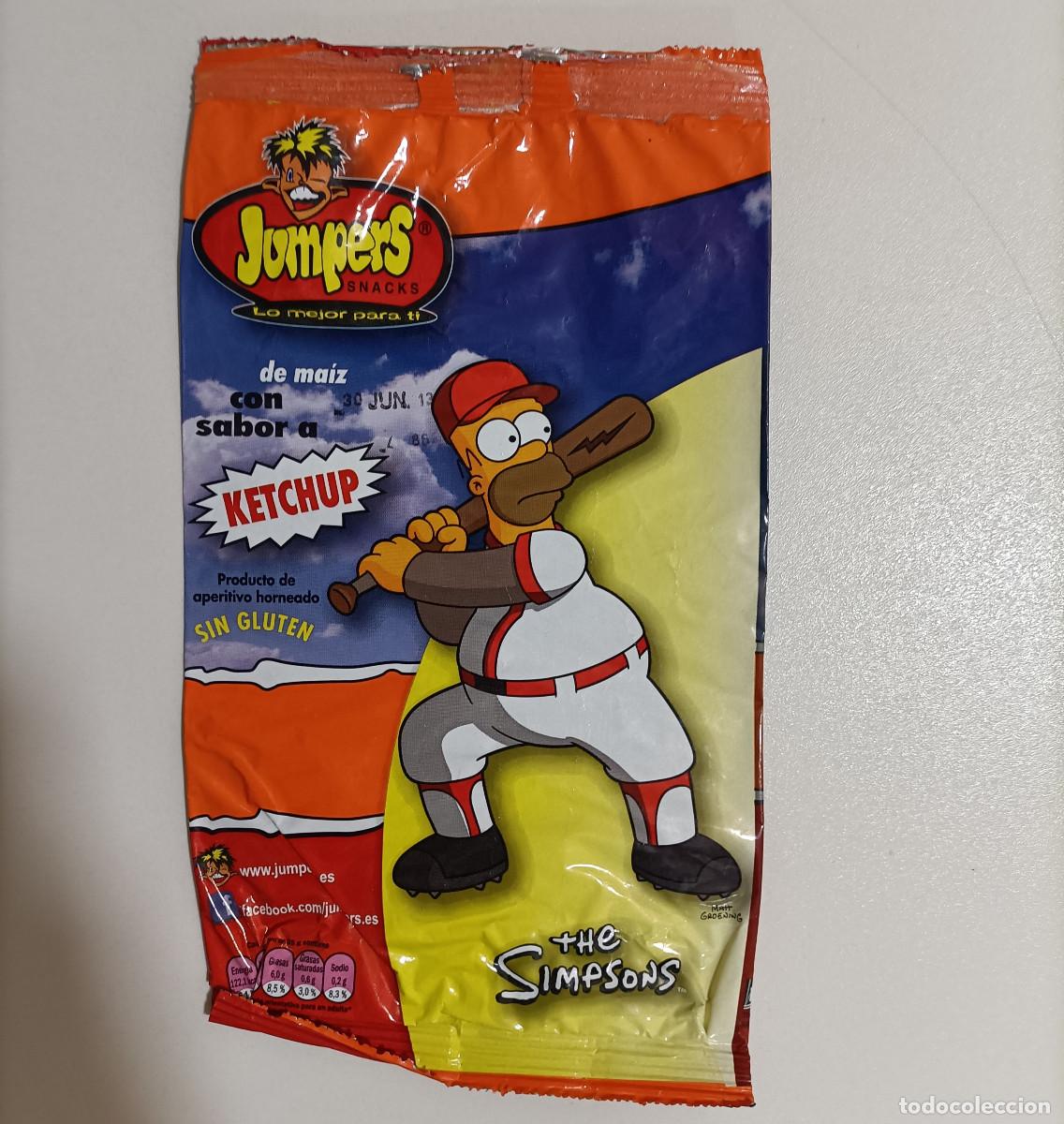 Coleccionismo: BOLSA VACIA JUMPERS FINOS DE PROMO JUMPAZOS TRANSFER RELIEVE SIMPSONS homer baseball beisbol