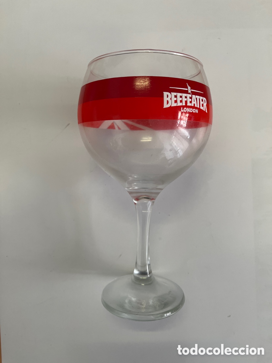 Coleccionismo: Copa grande de cristal Beefeater