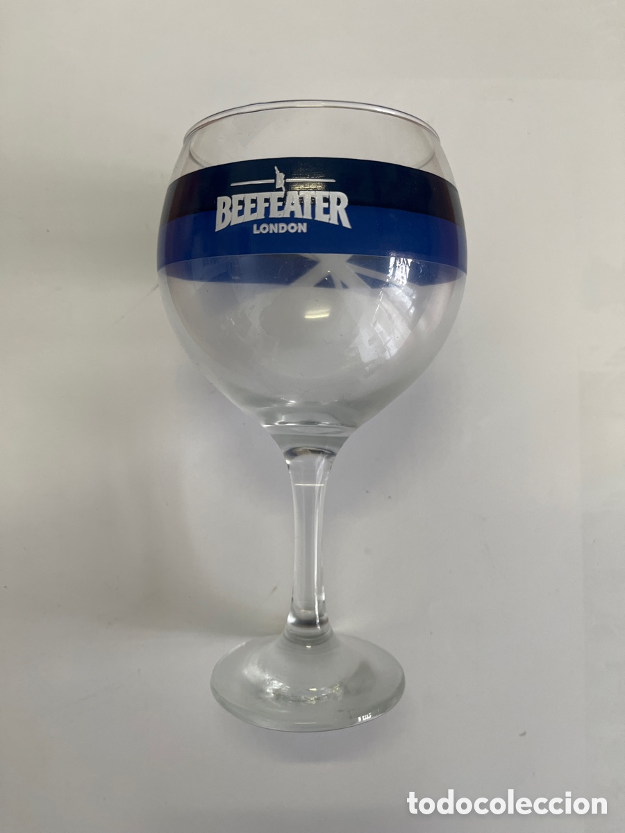Coleccionismo: Copa grande de cristal Beefeater