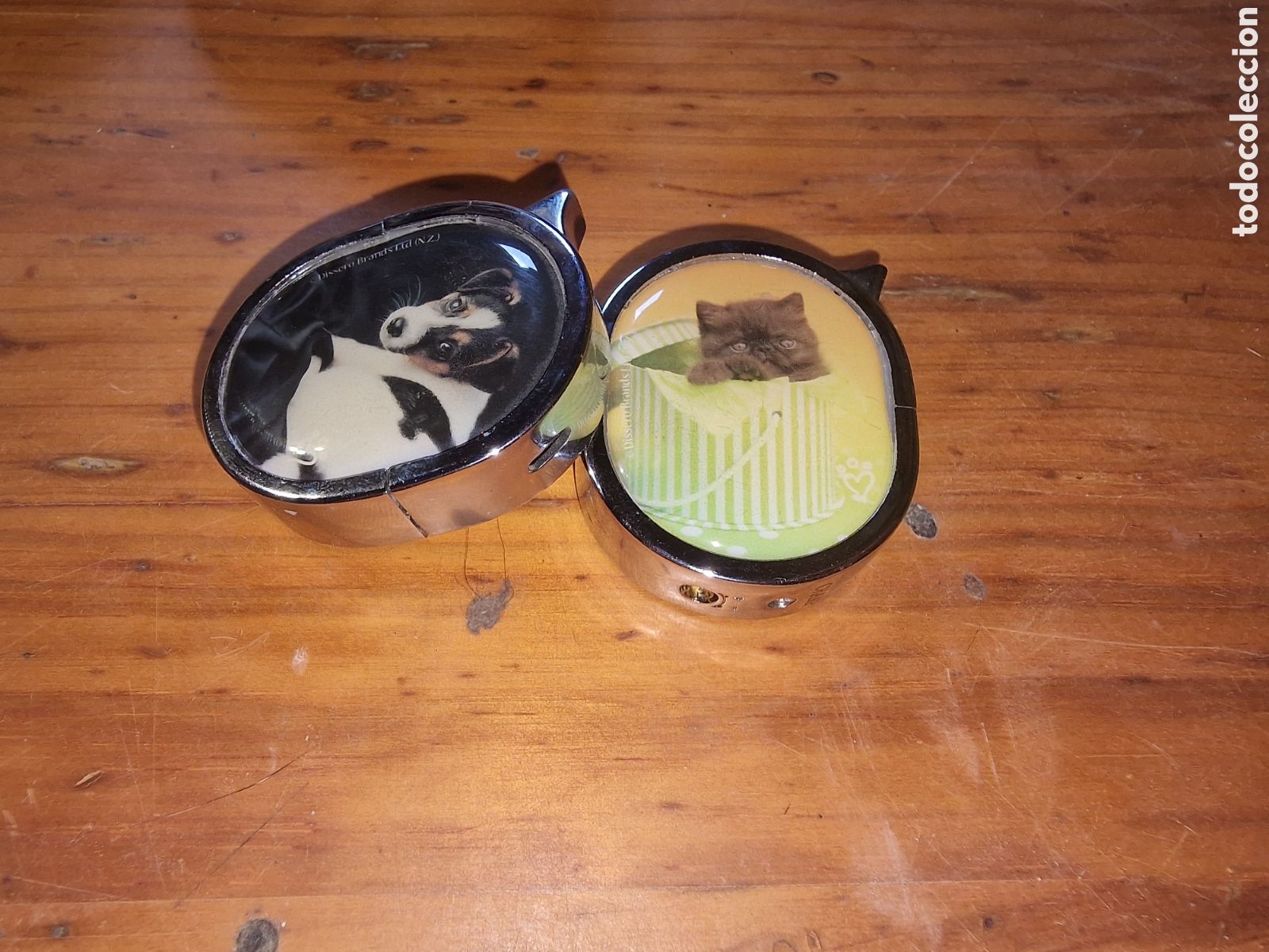 Coleccionismo: Bonito lote 2 mecheros,colecci&oacute;n dissero brands, funcionan,ver fotos