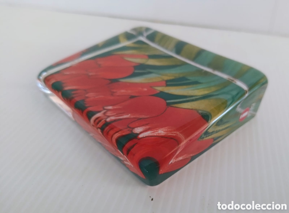 Colecionismo: Pisapapeles Iittala Finland tulipanes