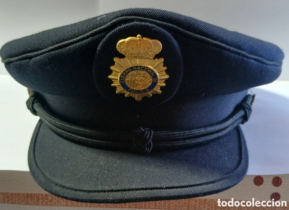 Colecionismo: Gorra plato Policia Nacional (Escala B&aacute;sica)