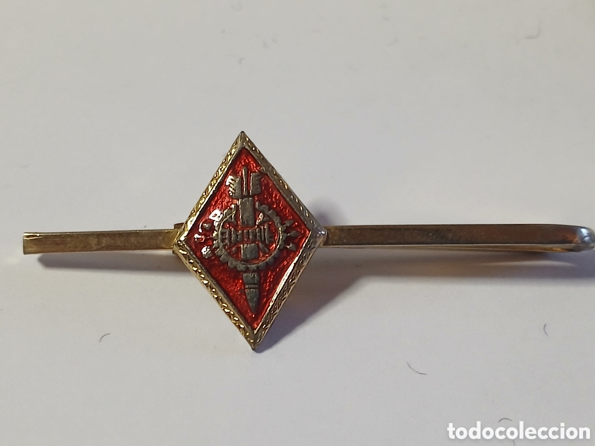 Coleccionismo: Pisacorbata Militar (&Eacute;poca Franquista) Regimiento Canarias 50