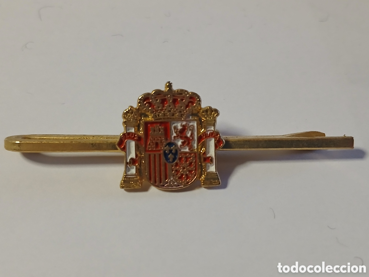Coleccionismo: Pisacorbata Escudo Constitucional Espa&ntilde;a