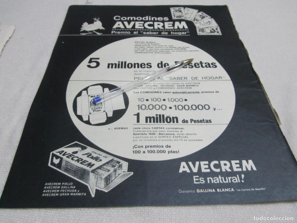 Coleccionismo: PUBLICIDAD AVECREM, KARRIGAN, A&Ntilde;OS 60