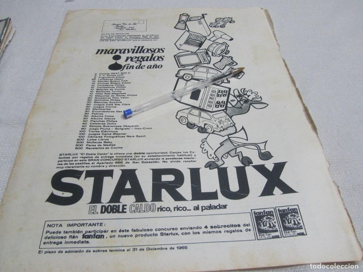 Coleccionismo: PUBLICIDAD DOBLE CALDO DE CARNE STARLUX A&Ntilde;OS 60