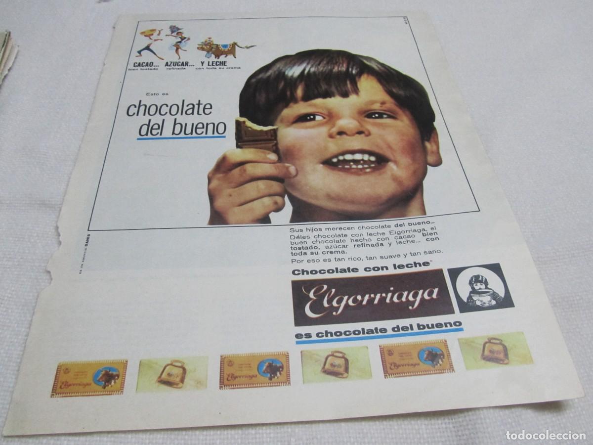 Coleccionismo: PUBLICIDAD CHOCOLATE ELGORRIAGA A&Ntilde;OS 60
