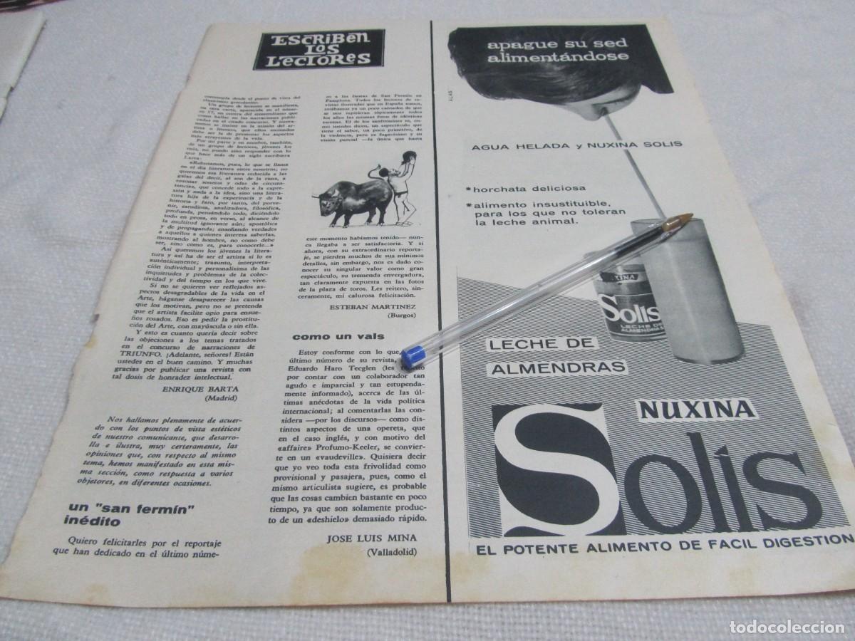 Coleccionismo: PUBLICIDAD LECHE DE ALMENDRAS SOLIS A&Ntilde;OS 60