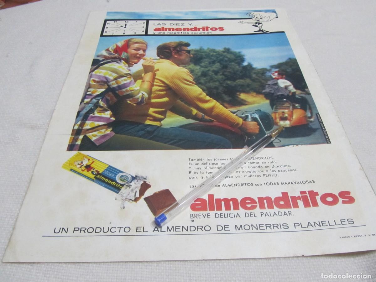 Coleccionismo: PUBLICIDAD MONERRIS PLANELLES ALMENDRITOS A&Ntilde;OS 60