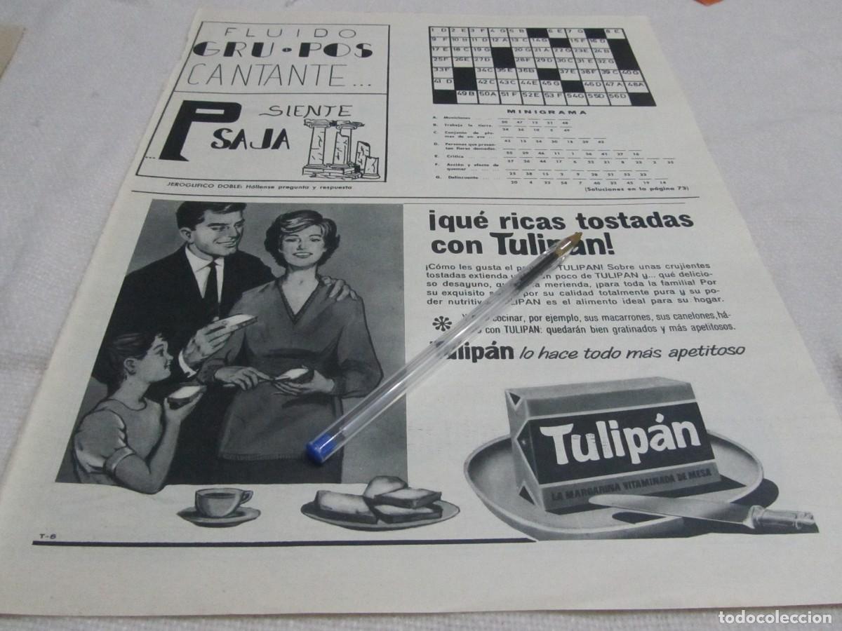 Coleccionismo: PUBLICIDAD MARGARINA TULIPAN A&Ntilde;OS 60