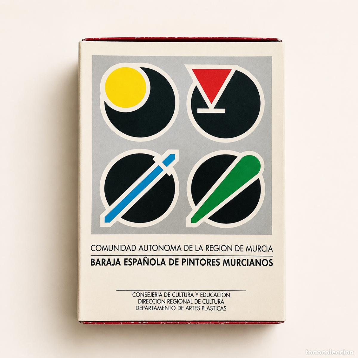 Coleccionismo: Baraja Espa&ntilde;ola de Pintores Murcianos 1986 Comunidad Aut&oacute;noma Regi&oacute;n de Murcia Completa