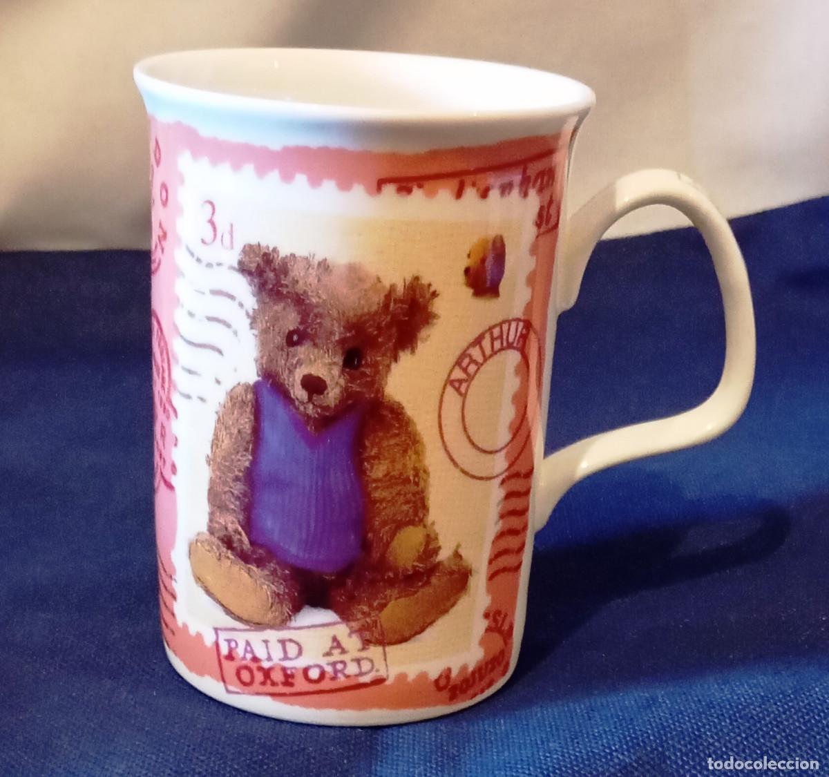 Coleccionismo: Taza Roy Kirkham Teddy Post Porcelana. Taza de porcelana de la colecci&oacute;n Teddy Post de Roy Kirkham.