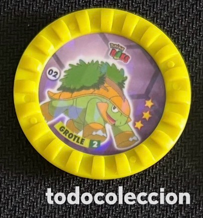 Coleccionismo: Tazo ROKS POKEMON GROTLE 02