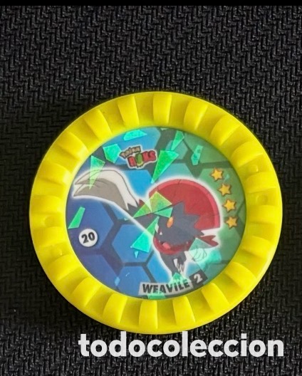 Coleccionismo: Tazo ROKS POKEMON WEAVILE 20