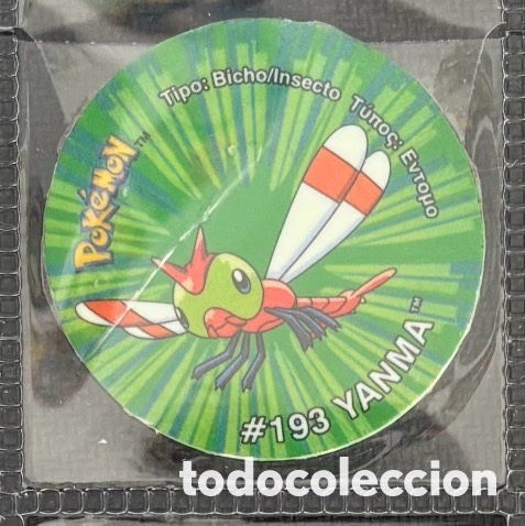 Coleccionismo: Tazo Pokemon YANMA 193