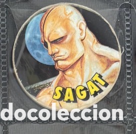 Coleccionismo: Tazo a&ntilde;os 90 STREET FIGHTER chicles Vidal SAGAT 5