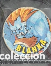 Coleccionismo: Tazo a&ntilde;os 90 STREET FIGHTER chicles Vidal BLANKA 19