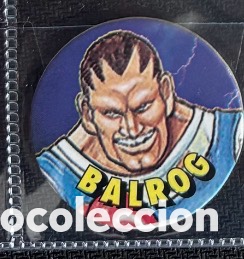 Coleccionismo: Tazo a&ntilde;os 90 STREET FIGHTER chicles Vidal BALROG 34