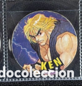 Coleccionismo: Tazo a&ntilde;os 90 STREET FIGHTER chicles Vidal KEN 30