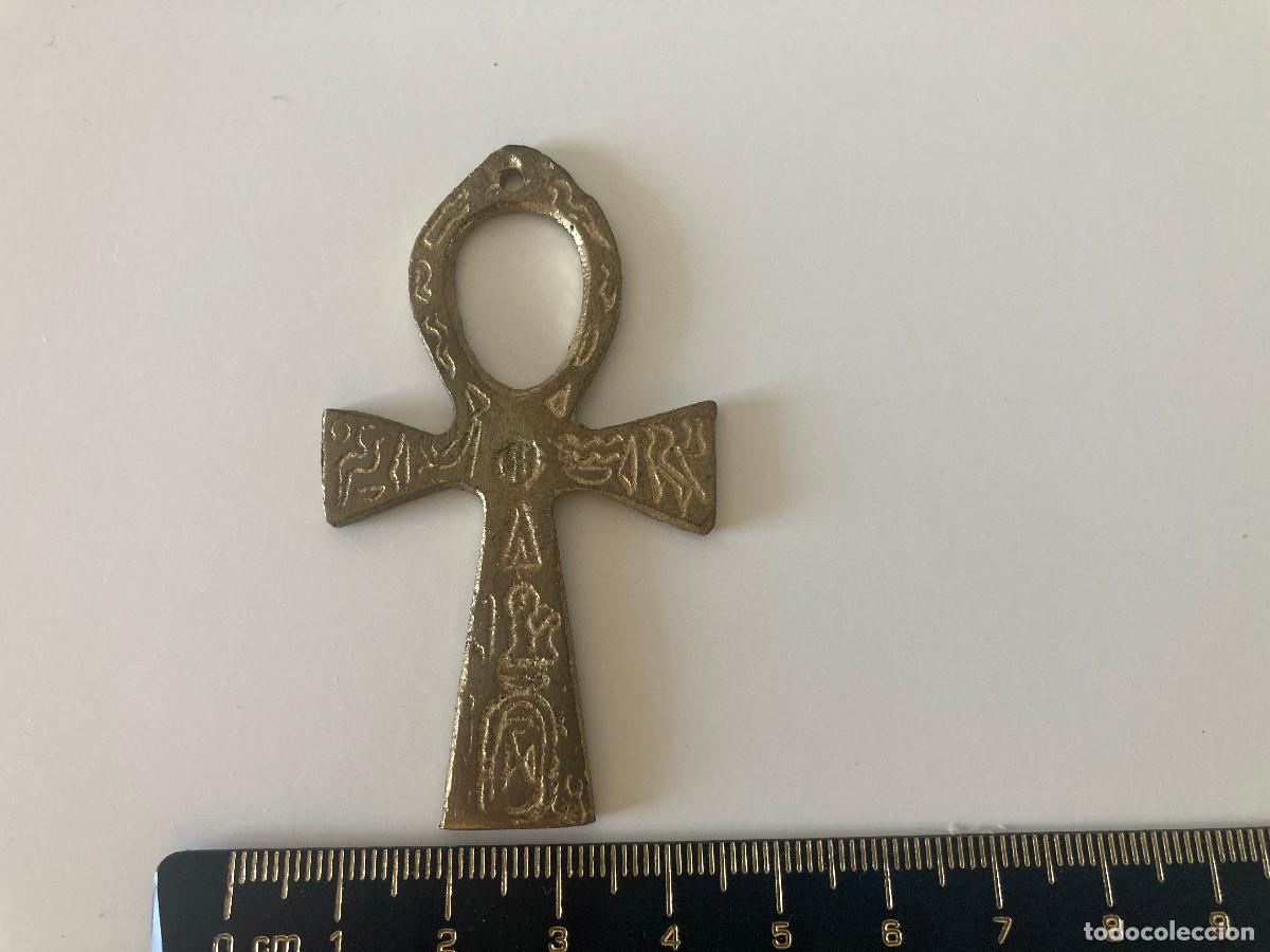 Coleccionismo: CRUZ ANKH VIDA EGIPCIA COLGANTE MET&Aacute;LICO EGIPCIO ANTIGUO EGIPTO EGIPTOMAN&Iacute;A
