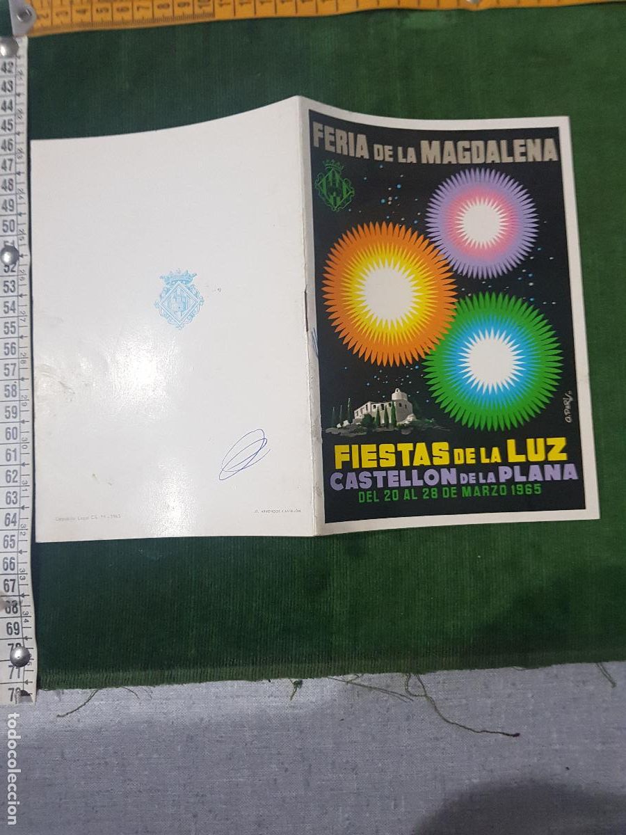Coleccionismo: FERIA DE LA MAGDALENA 1965-PROGRAMA