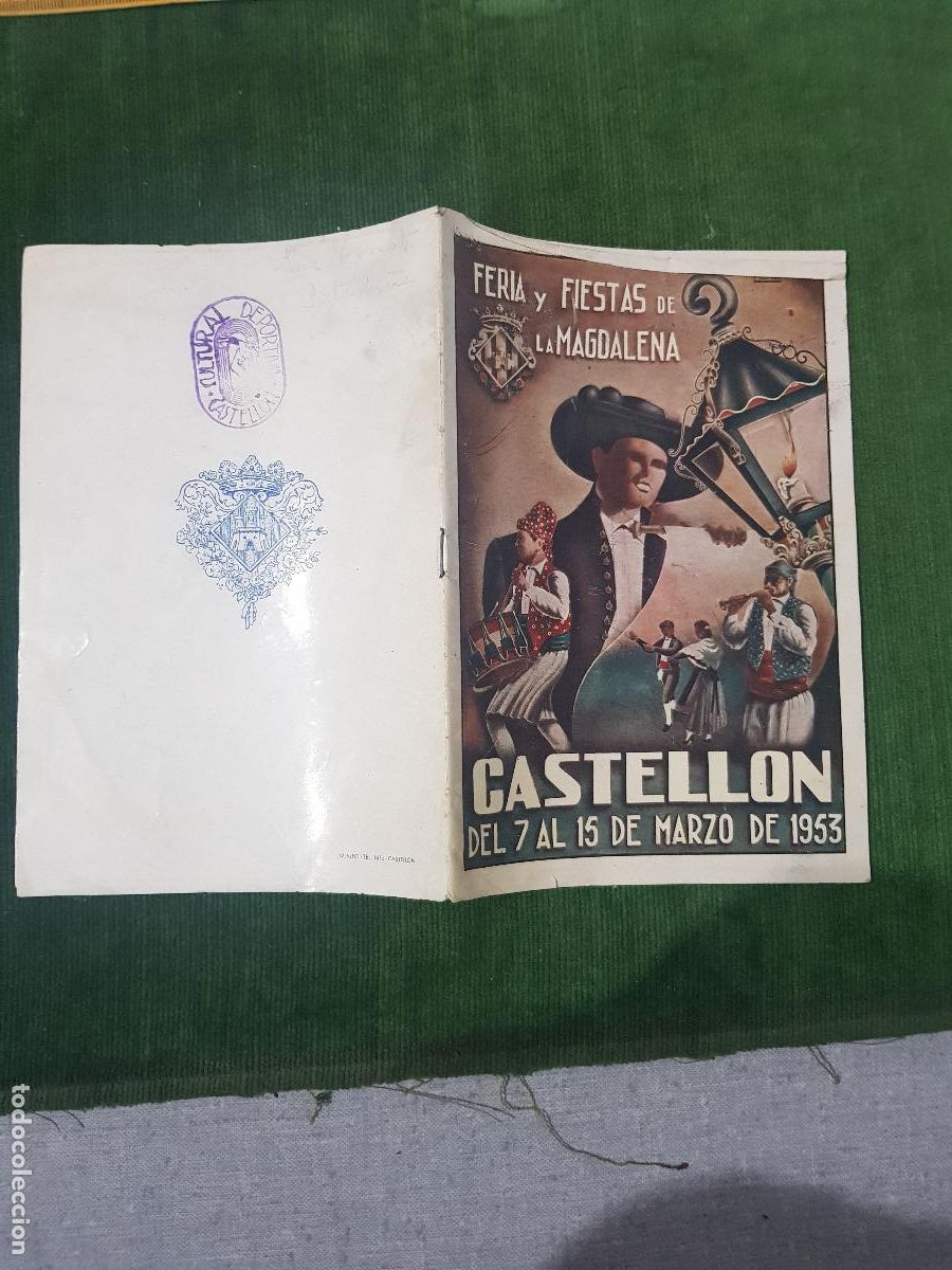 Coleccionismo: FERIA Y FIESTAS DE LA MAGDALENA 1953-PROGRAMA
